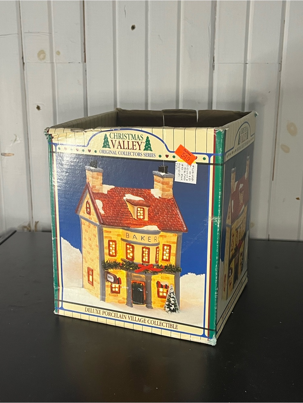 Vintage Christmas Valley Bakery Porcelain Village Collectable